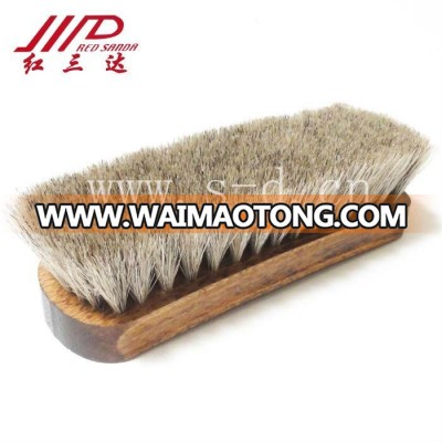 Beech Wooden shoe brush whit horse hair